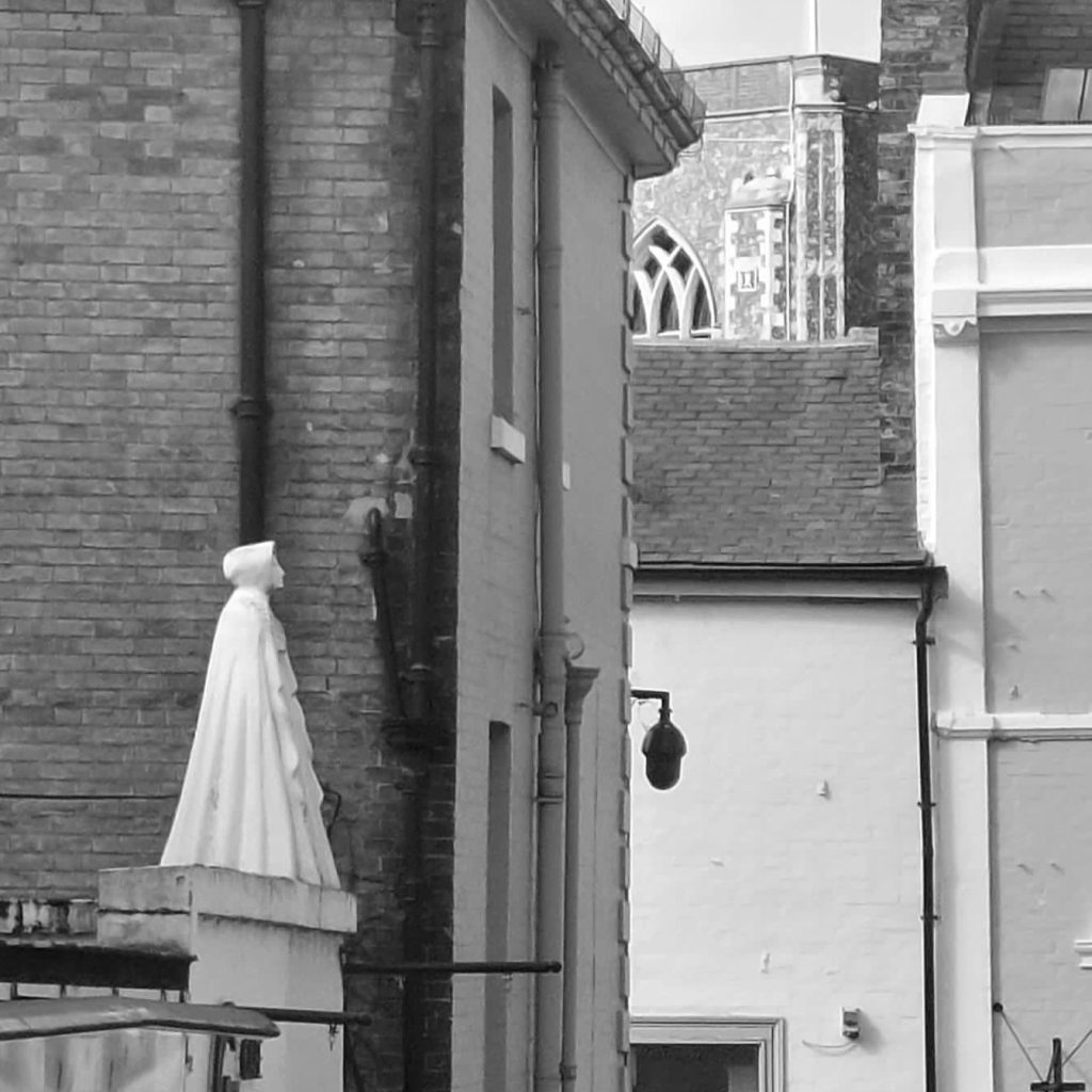 Amelia Opie statue in Norwich