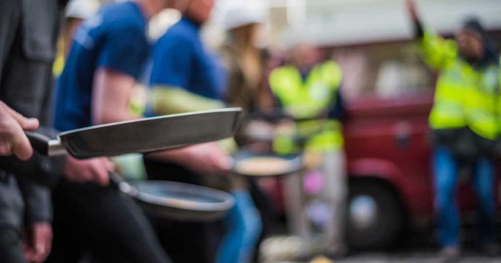 pancake racing